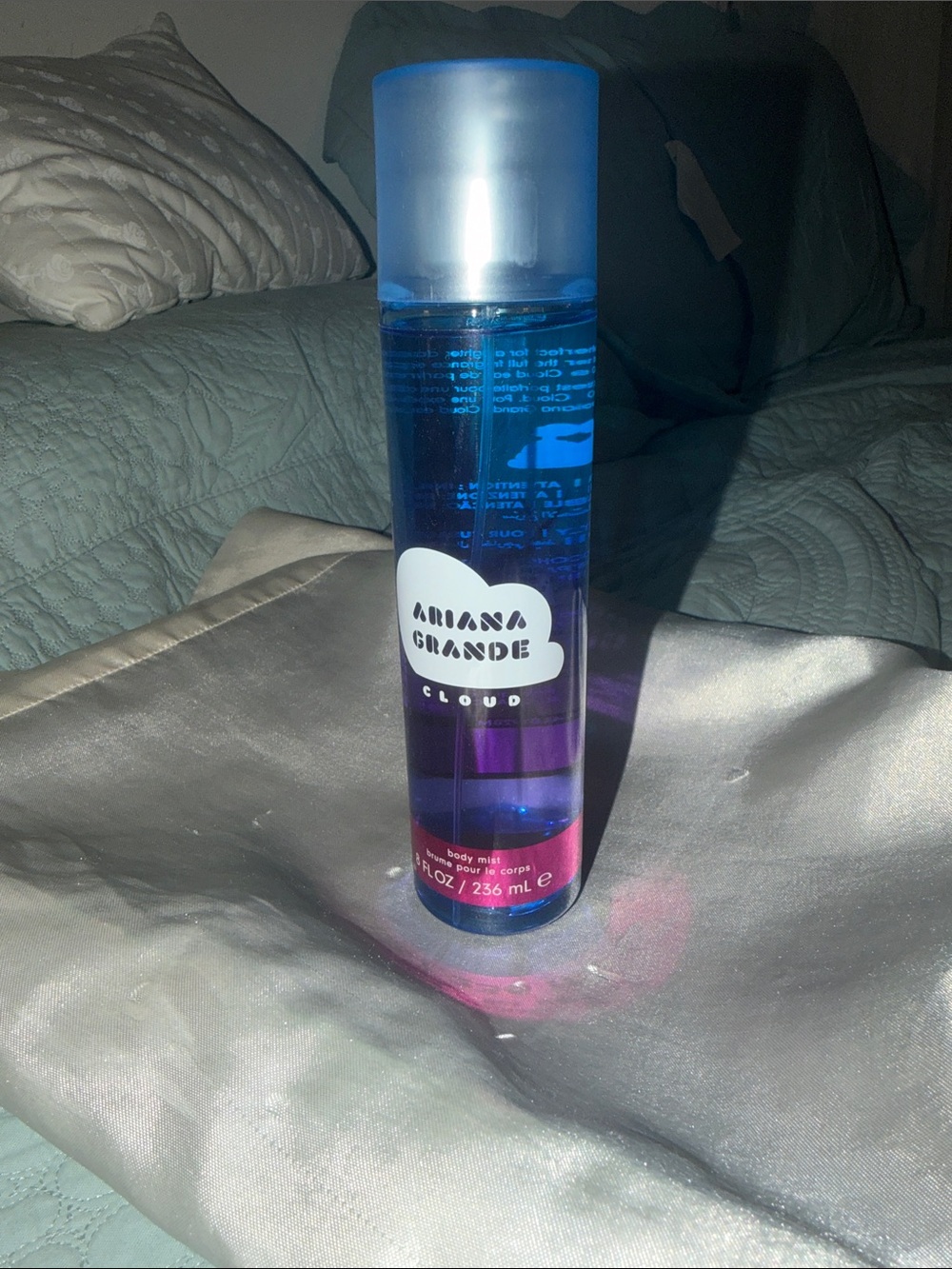 Ariana Grande Cloud Body Mist — Blue & Purple with Pink Accent